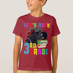 LET'S ROCK 3rd GRADE Cool Truck T-Shirt