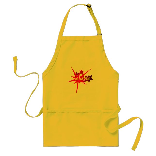 Let's rock 'n' roll apron (Front)