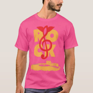 lets rock Rock and Roll Guitar gifts music, old ro T-Shirt