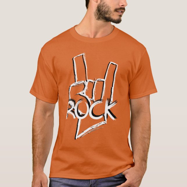 Lets rock Rock music T-Shirt (Front)