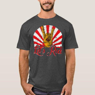 Lets Rock Vintage Rock And Roll Music Lovers 1604 T-Shirt