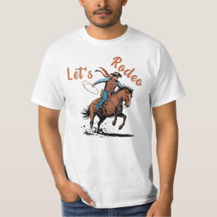 Let's Rodeo, Rodeo Graphic Western T-Shirt