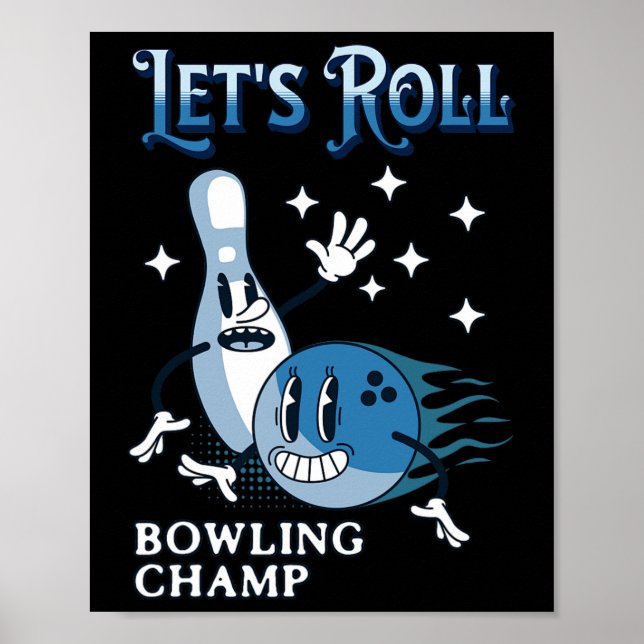 Let's Roll Bowling Champ  Poster (Front)