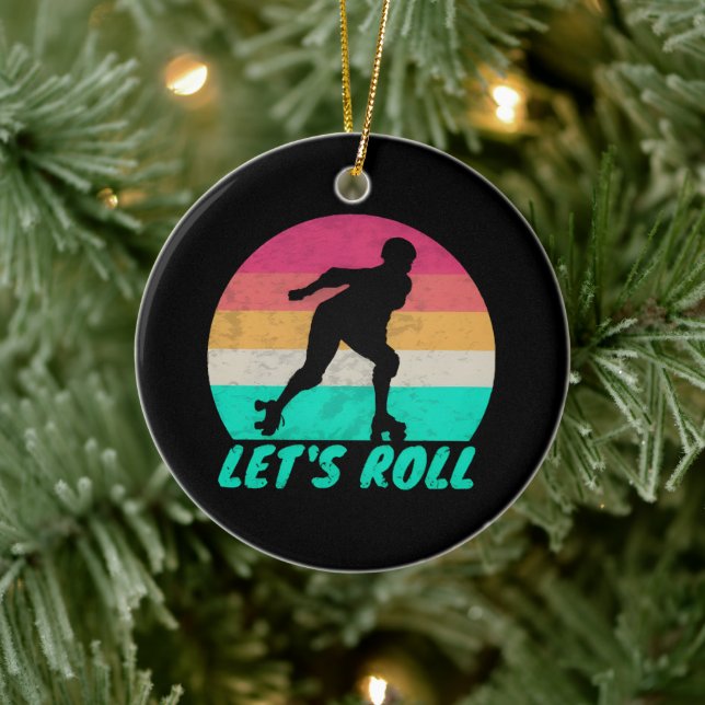 Lets Roll Girls Ceramic Tree Decoration (Tree)