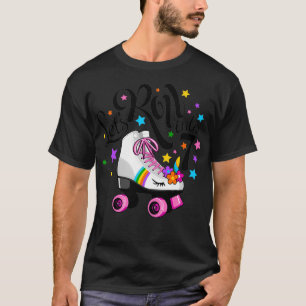 Lets roll into 7th Birthday Unicorn Roller skate T T-Shirt
