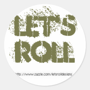 Let's Roll Sticker