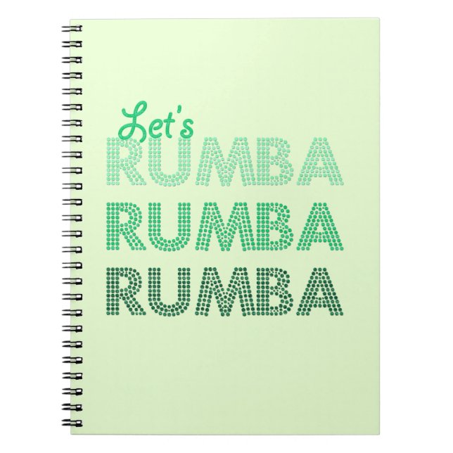 let's rumba notebook (Front)