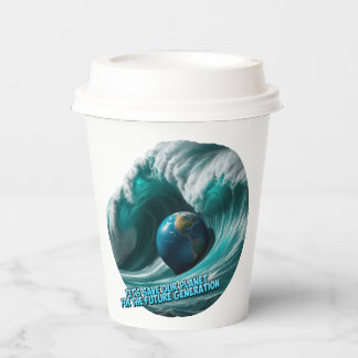 let's save our planet for the future generation paper cups