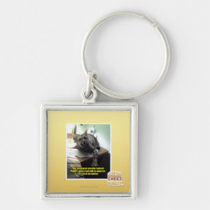 Let's see if she notices. key ring