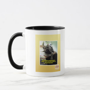 Let's see if she notices. mug