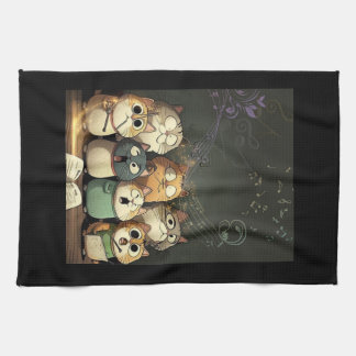 Let's sing out loud and off key tea towel