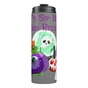 Let's Sip Back And Relax - Halloween Potions Thermal Tumbler