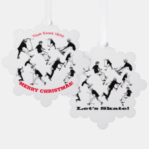 Let's Skate! - Stunt Scooter Fun Tree Decoration Card