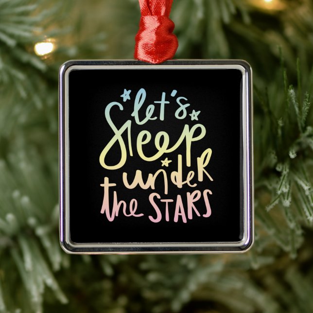 Let's Sleep Under the Stars Metal Tree Decoration (Tree)