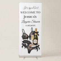 Let's Spoil Her Bra Lace Lingerie Bridal Shower