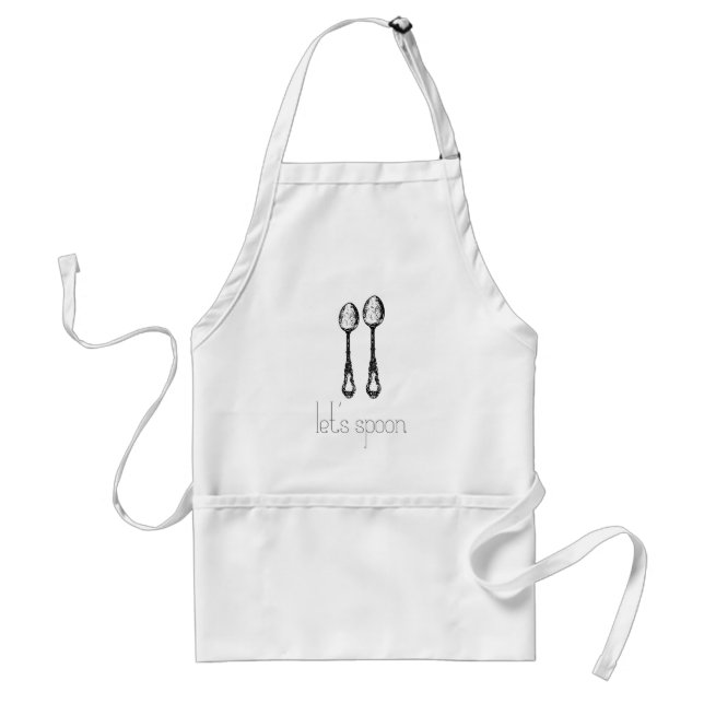 let's spoon standard apron (Front)