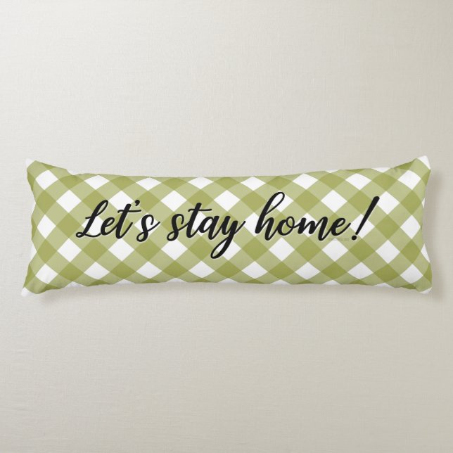 LET'S STAY HOME! BODY CUSHION (Front)