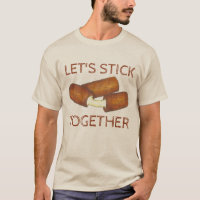 Let's Stick Together Mozzarella Sticks Junk Food