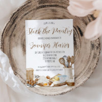 Let's Stock the Pantry Kitchen Theme Bridal Shower