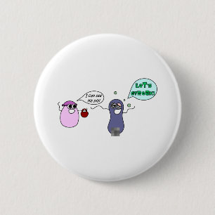 Let's Streak 6 Cm Round Badge