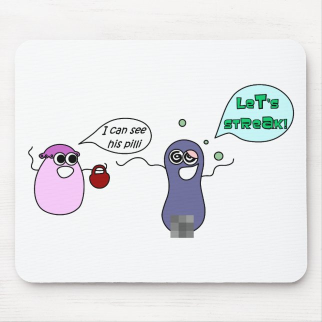 Let's Streak Mouse Pad (Front)