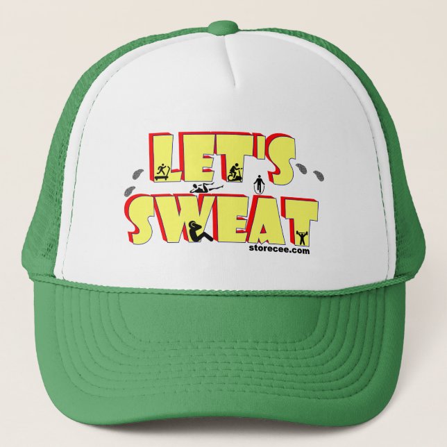 Let's Sweat Trucker Hat (Front)