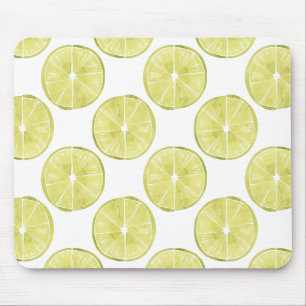 Let's Taco About It   Lime Pattern Mouse Pad