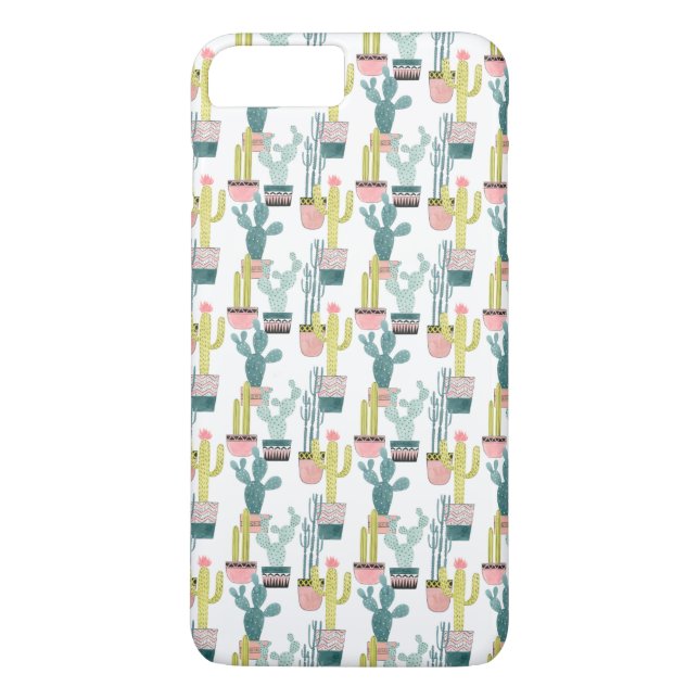 Let's Taco About Love | Cactus Pattern Case-Mate iPhone Case (Back)
