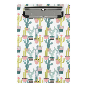 Let's Taco About Love   Cactus Pattern Mini Clipboard