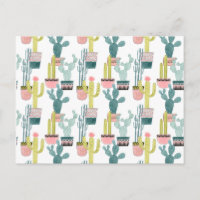 Let's Taco About Love | Cactus Pattern