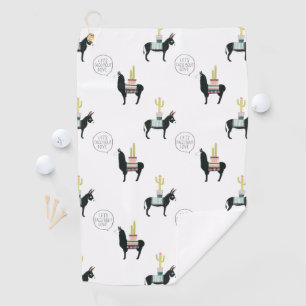 Let's Taco About Love Golf Towel