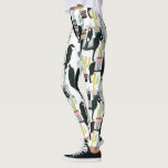Let's Taco About Love | Llama & Donkey Pattern 2 Leggings<br><div class="desc">Enjoy this fresh creative pattern on a product or wallart piece to enhance and add to the world around you. Artist: Grace Popp</div>