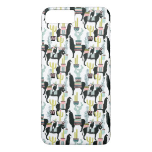 Let's Taco About Love Llama & Donkey Pattern Case-Mate iPhone Case