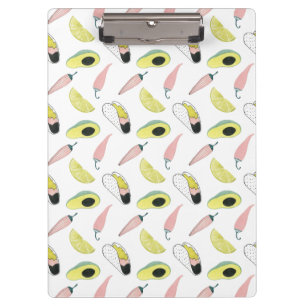 Let's Taco About Love Taco Element Circle Clipboard