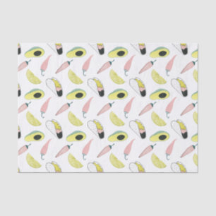 Let's Taco About Love   Taco Element Circle Tissue Paper