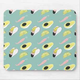 Let's Taco About Love   Taco Element Pattern Mouse Pad