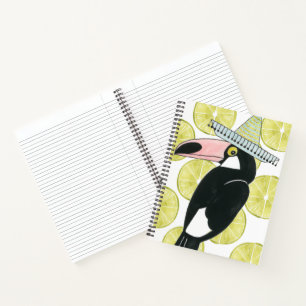 Let's Taco About Love   Toucan Sombrero Notebook
