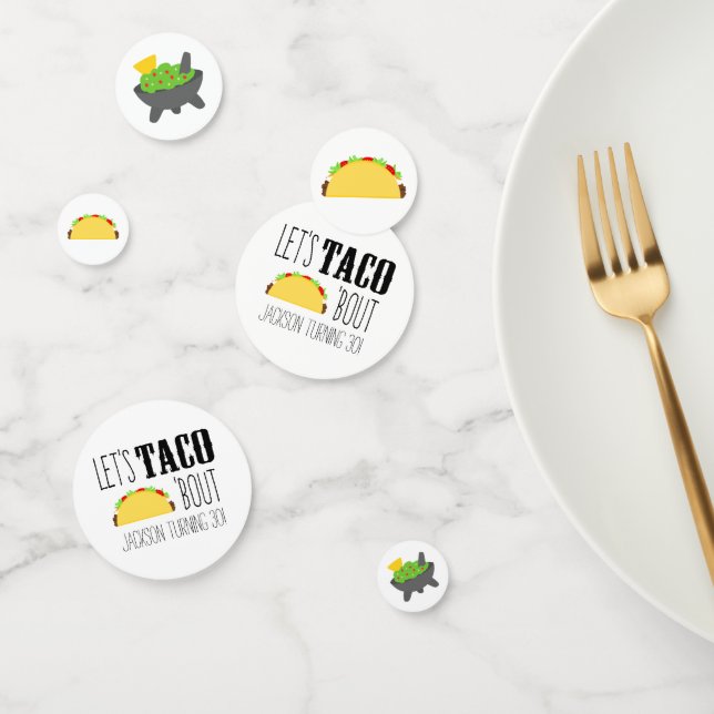 Let's Taco 'Bout Birthday Party Confetti (Group)