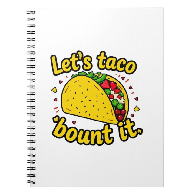 Let's taco 'bout it notebook (Front)