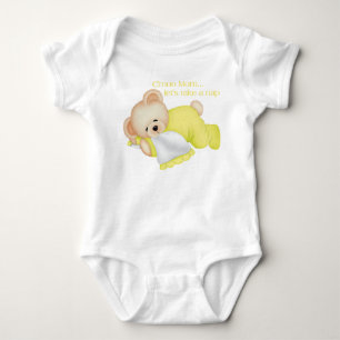 Let's Take A Nap (yellow) - Infant Creeper