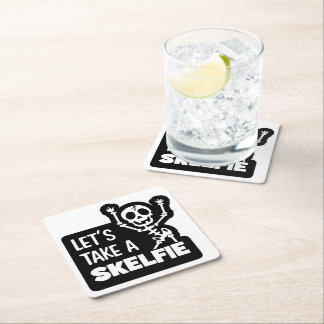 Let's Take A Skelfie Coaster