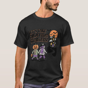 Lets Take Candy From Strangers Funny Halloween 4 T-Shirt