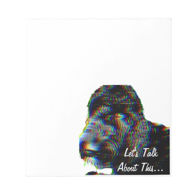 Let's talk about this... notepad with Ducky (Front)