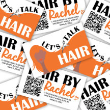 Let's Talk Hair Orange Model Hair Salon QR Code 