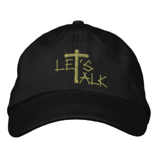 Let's Talk (Jesus) Embroidered Hat