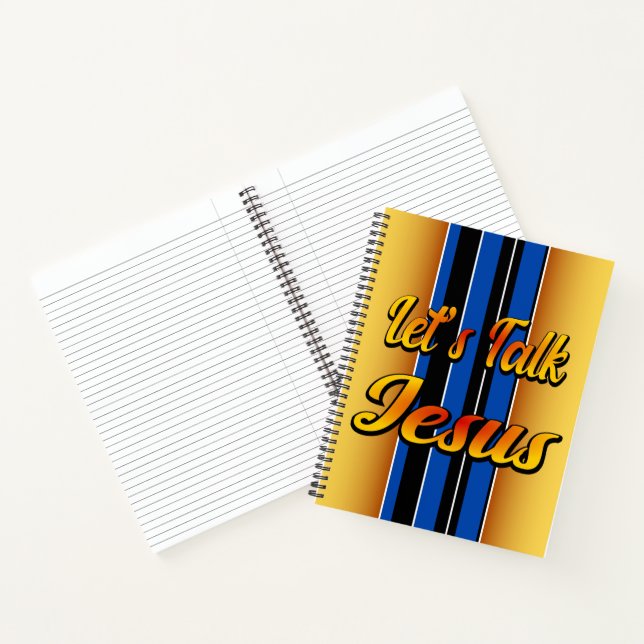 Let's Talk Jesus Notebook (Inside)