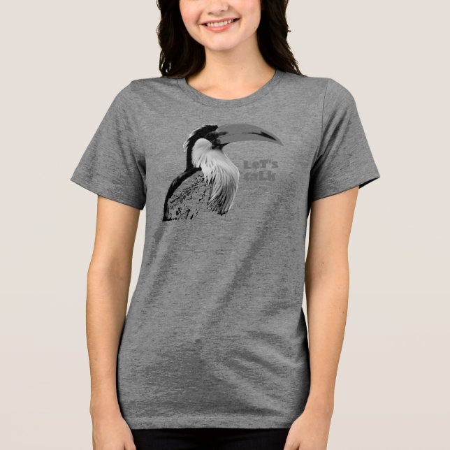 Let's Talk T-Shirt Tri-Blend Shirt (Front)