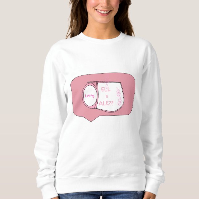 Lets Tell A Tale - Tea Cup Design Sweatshirt (Front)