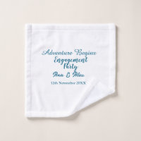 lets the adventure begins engagement party name da