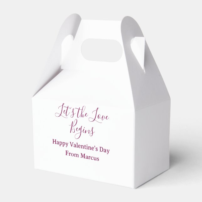 lets the fun begins happy new year name year simpl favour box (Front Side)